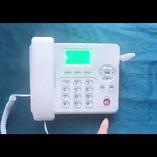 Wireless GSM Desk Phone SIM Card Phone Book Home Office Desktop