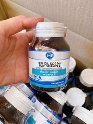 น้ำมันปลา EPA DHA ปริมาณสูง Fish oil plus Vitamin E 30 เม็ด ( Hi Plus )