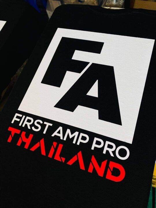 เสื้อยืดแบรนด์fa-เสื้อยืดคอกลม-เสื้อยืดผู้ชาย-เสื้อยืดผู้หญิง