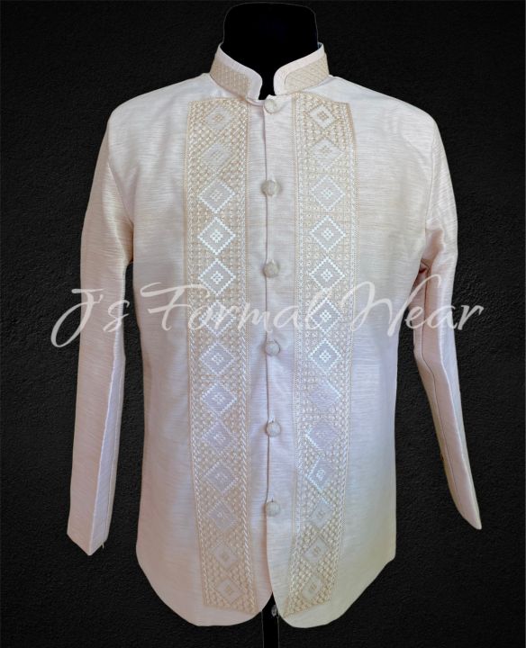 Chinese Collar Coat Barong/ Modern Barong | Lazada PH