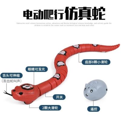ของเล่น ของเล่นหุ่นยนต์พลังงานแบตเตอรี่ งู2สี 0623Ze chai