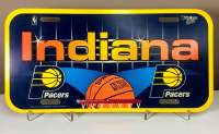 INDIANA PACERS LICENSE PLATE ? ป้ายทะเบียนบาสเก็ตบอล ?? NBA Vintage ของแท้ 100% Official Product Pre-Owned