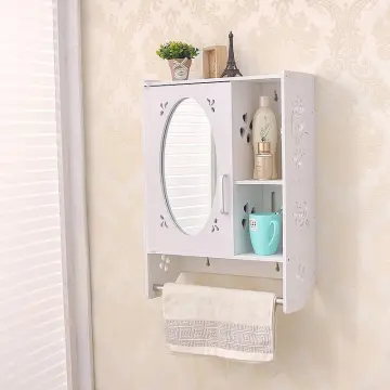 Wall-mounted Bathroom Storage Rack, Punch-free Bathroom Hanging