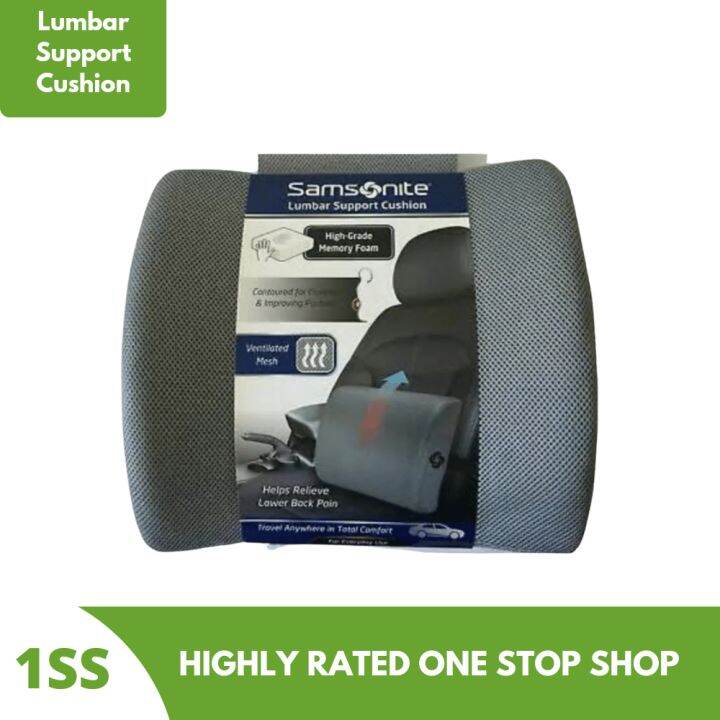 Samsonite Lumbar Support Cushion Lazada PH