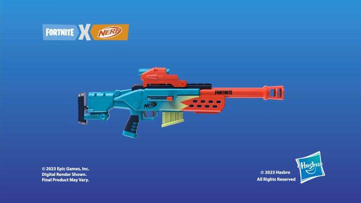 Nerf Fortnite Bolt-Action Sniper Rifle Dart Blaster