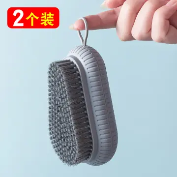 2024 Soft Bristle Laundry Scrub Brush For Cleaning Household Small Shoes  Clothes Brush Multifunctional Cleaning Board Brush With Hanging (blue)