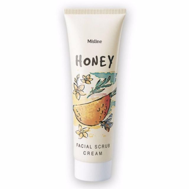 ครีมขัดหน้า-สูตรผสมน้ำผึ้ง-มิสทีน-mistine-honey-facial-scrub-cream-85-กรัม
