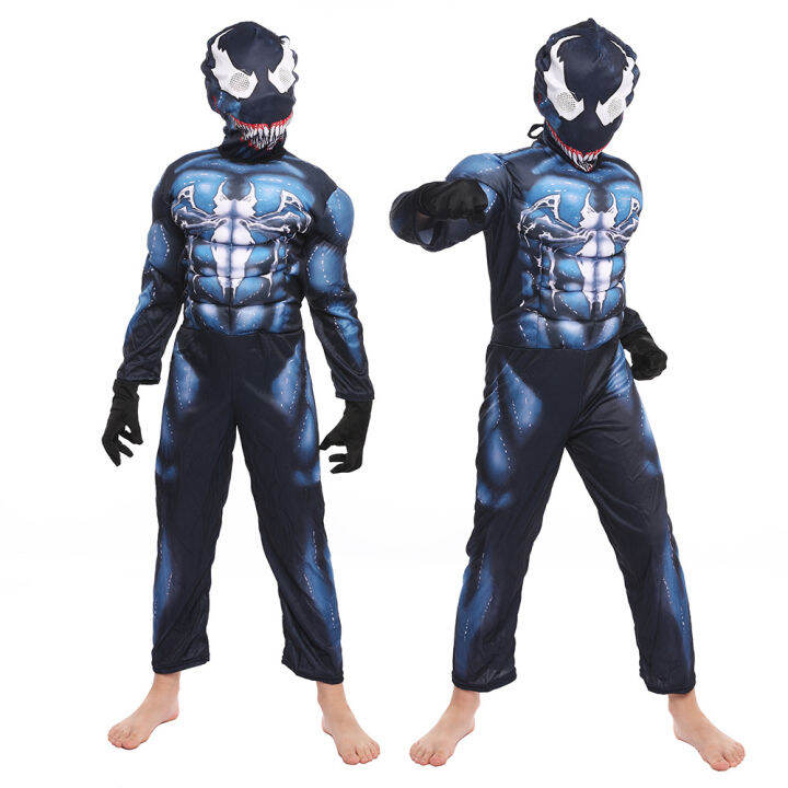 Venom Star Wars One-Piece Tight Muscle Spider-Man Hero Character ...