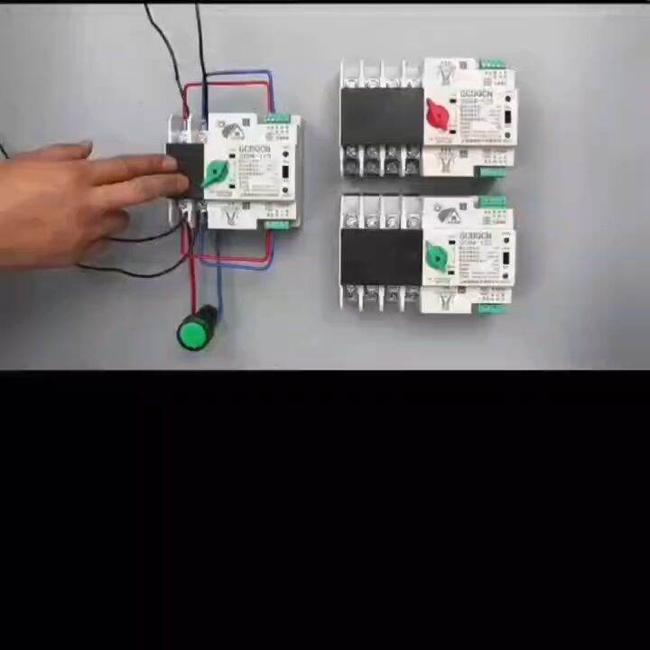 P Din Rail Ats For Pv And Inverter Dual Power Automatic Transfer