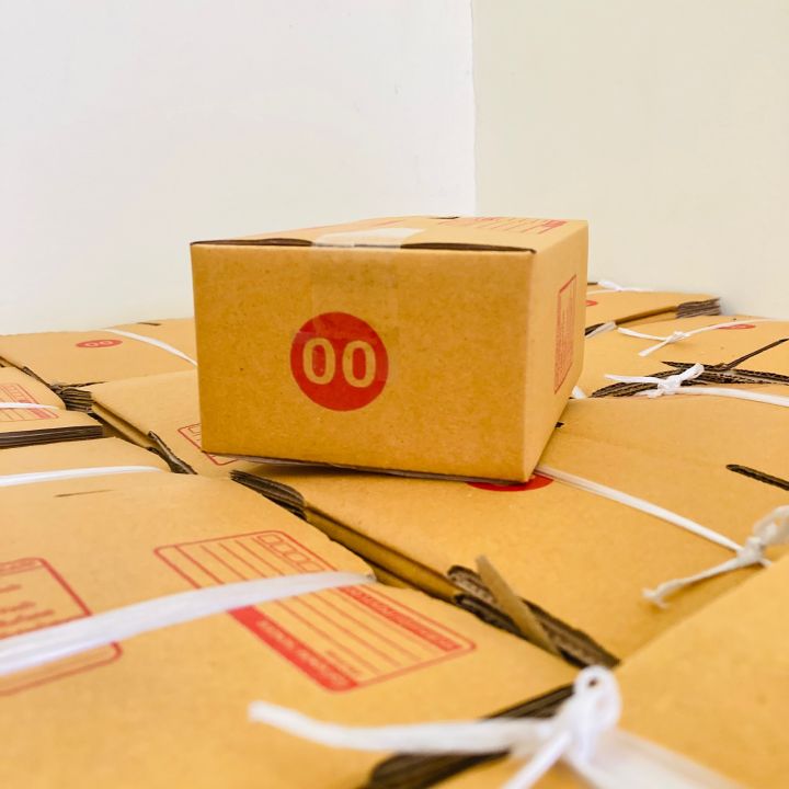 กล่องไปรษณีย์ฝาชน-เบอร์-00-จำนวน-20ใบ-ราคาโรงงานจำหน่ายเอง-ผลิตจากกระดาษ-ka-125-แท้