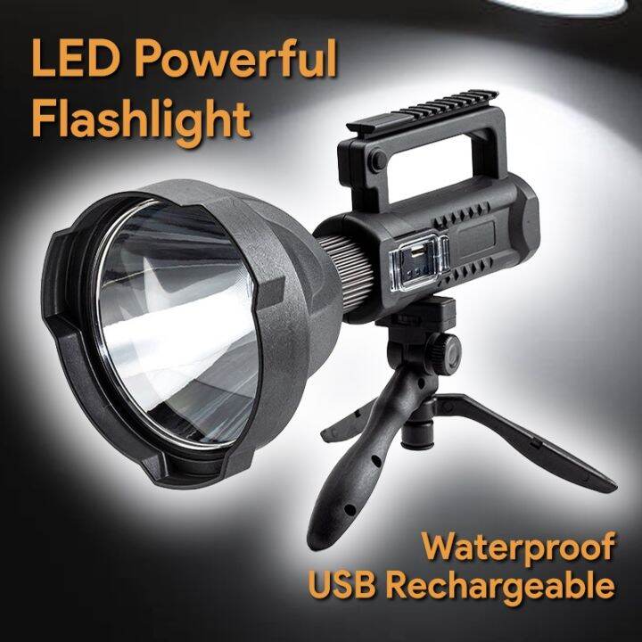 W590/W591/L832 Multifunction Outdoor Floodlight Rechargeable Powerful ...