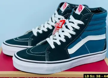 รองเท้า Vans Sk8 Hi Navy ราคาถูก ซื้อออนไลน์ที่ - พ.ย. 2023