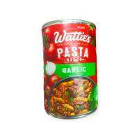 Wattie Pasta Sauce Garlic 420g.สำหรับราดพาสต้าผสมกระเทียม 429กรัม