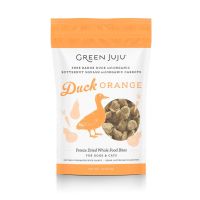 ขนมสุนัข Green Juju Freeze Dried Whole Food Bites For Dogs &amp; Cats สูตร Duck Orange ขนาด 85 g