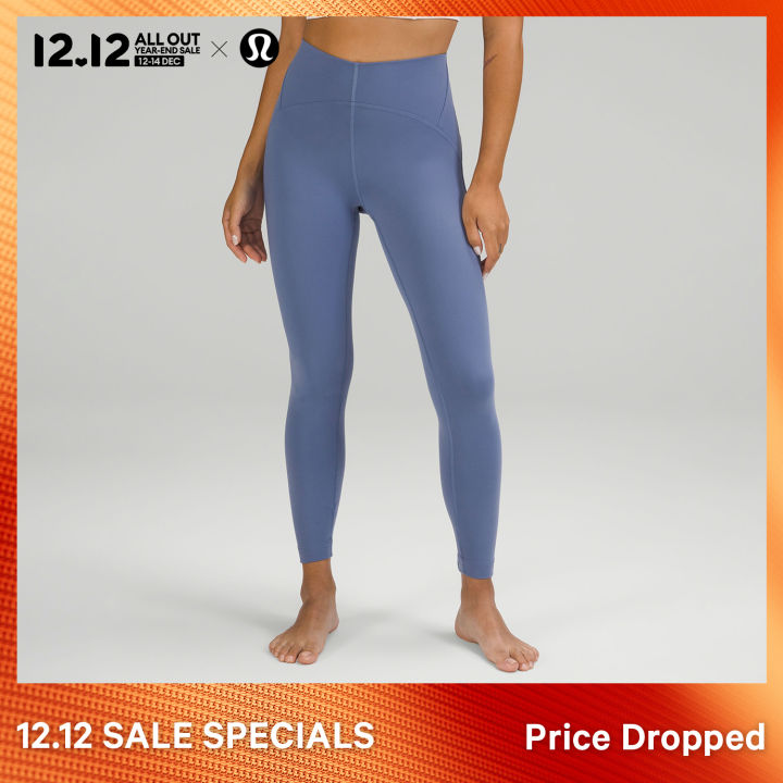 Lululemon Size 12 Instill HR Tight 25 Poolside Blue PLSI SmoothCover™ Pant  Yoga 