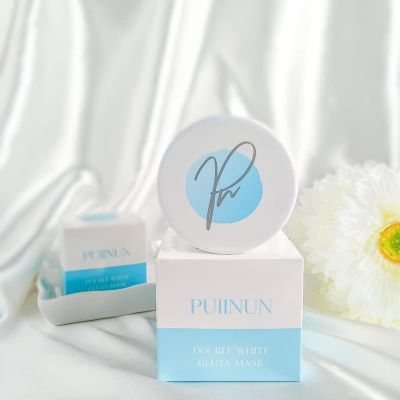 ￼PUINUN  ครีมปุยนุ่น ครีมพอกโสมปุยนุ่น ครีมพอก​ผิวขาว ​/ ครีมโสมไข่มุก Puinun 100กรัม