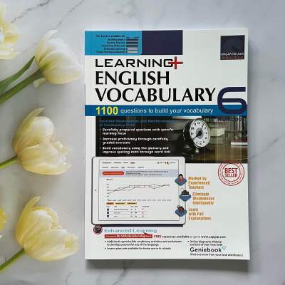 𝐒𝐀𝐏 Learning Vocabulary Learning English Vocabuary 6  หนังสือแบบฝึกหัดคำศัพท์ภาษาอังกฤษ  จากประเทศสิงค์โปร์