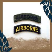 อาร์มปัก AIRBORNE อาร์มหทาร ( ตีนตุ๊กแก,เย็บติด )