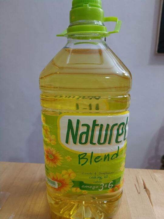 Naturel Blend Canola & Sunflower Cooking Oil Omega 3&6 3KG Lazada