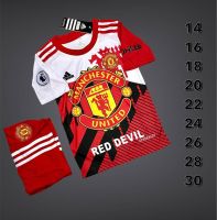 Manchester United 2022/23 ชุดกีฬาราคาถูกเหนือผ้า polyester ชุดเด็ก