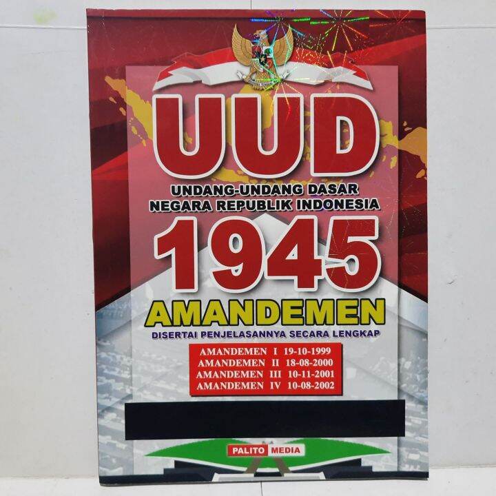 UUD 1945 (Undang-Undang Dasar 1945) - Palito Media | Lazada Indonesia