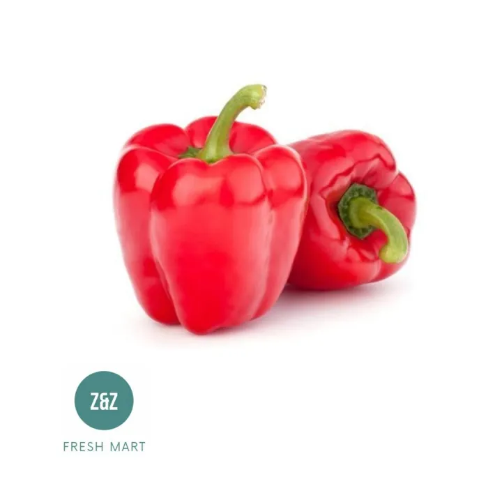 Fresh Capsicum Red Cili Epal Merah 500g Lazada