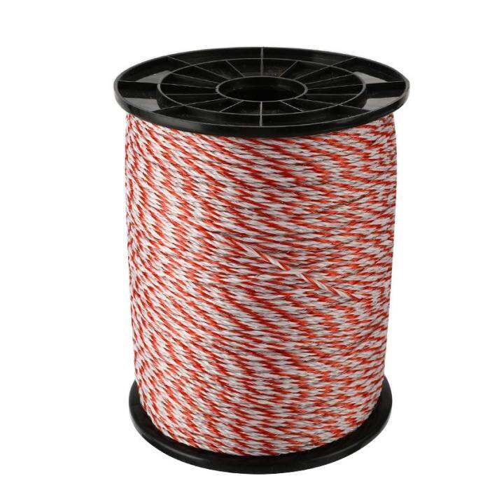 200M 500M Electric Fence Poly Wire Rope Ultra-Low Resistance Wire ...