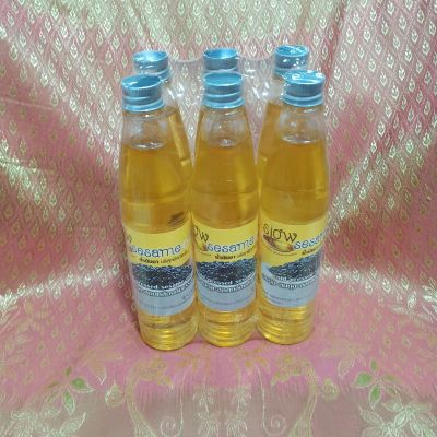 น้ำมันงาสกัดเย็น(cold pressed sesame oil) 90 ml.