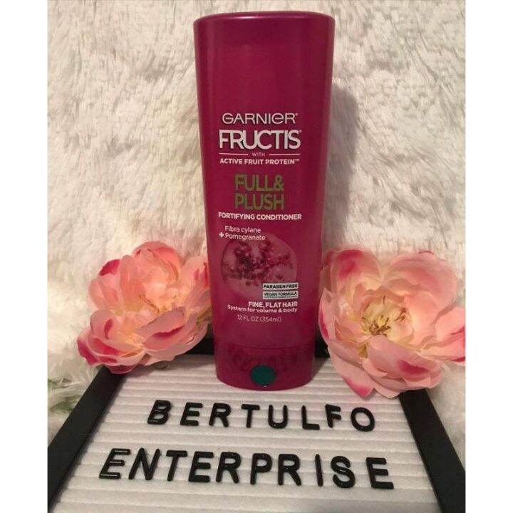 Garnier Fructis Full & Plush Fortifying Conditioner (354ml) Lazada PH