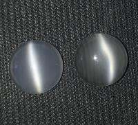 มูนสโตน แคทอายแพร์ เนเชอรัล 100% 9.29cts, 11.1x5.3 Moonstone cats eye pair 100% natural