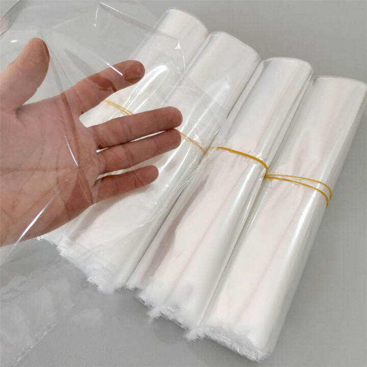 100Pcs POF Clear heat shrink wrap Pouch Gift Packing Environmental
