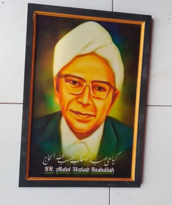 Hiasan Dinding Poster KH Abdul Wahab Hasbullah Plus Bingkai Ukuran 53× ...