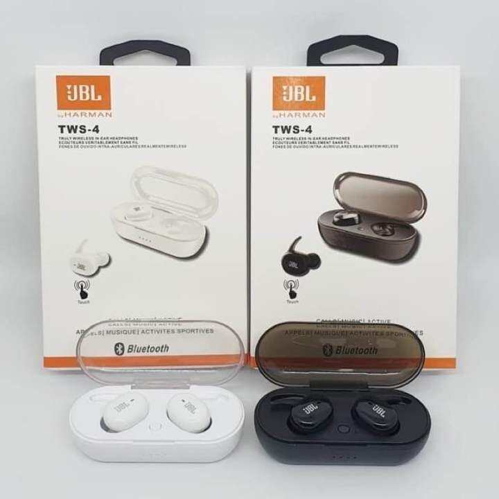 JBL TWS Bluetooth Wireless Earbuds Headphones Earphone TWS4 TWS5 Lazada