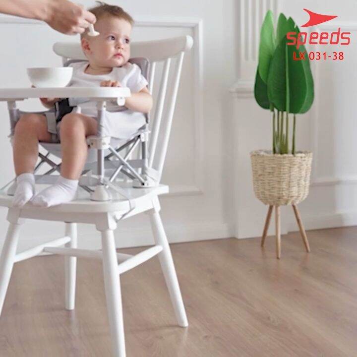 SPEEDS Kursi Makan Bayi High Chair Kursi Bayi Balita Lipat Portabel