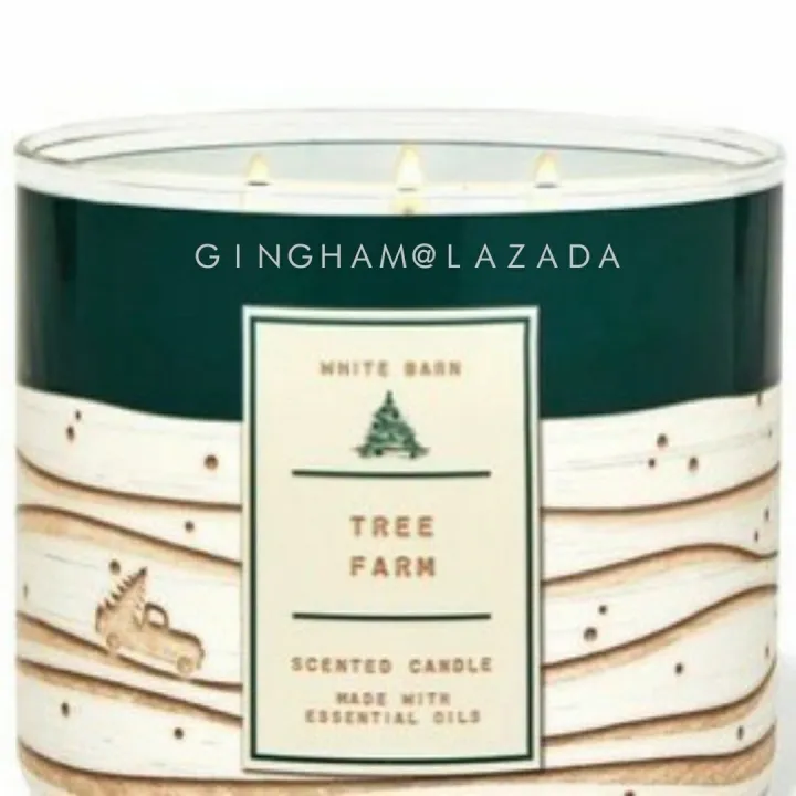 Tree Farm 3 Wick Candle Bath and body works Lazada.co.th