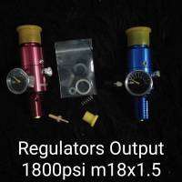 เรกูเลเตอร์เกจ6000psiRegulator output1800psiขนาดเกลียวM18x1.5ครบชุดพร้อมอะไหล่