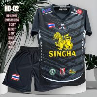 ชุดHD-02เสื้อ+กางเกงธงชาติ