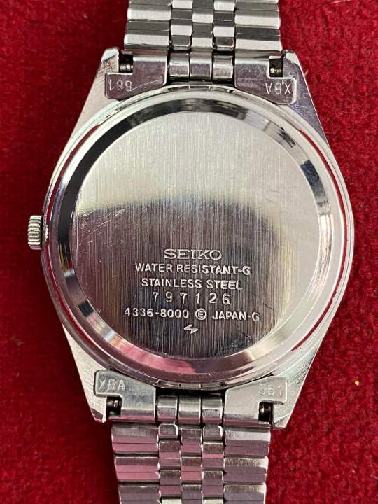 seiko-type-ii-quartz-ตัวเรือนสแตนเลส-นาฬิกาผู้ชาย-มือสองของแท้