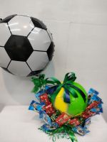 Football bouquet for football player chocolate locker waffer