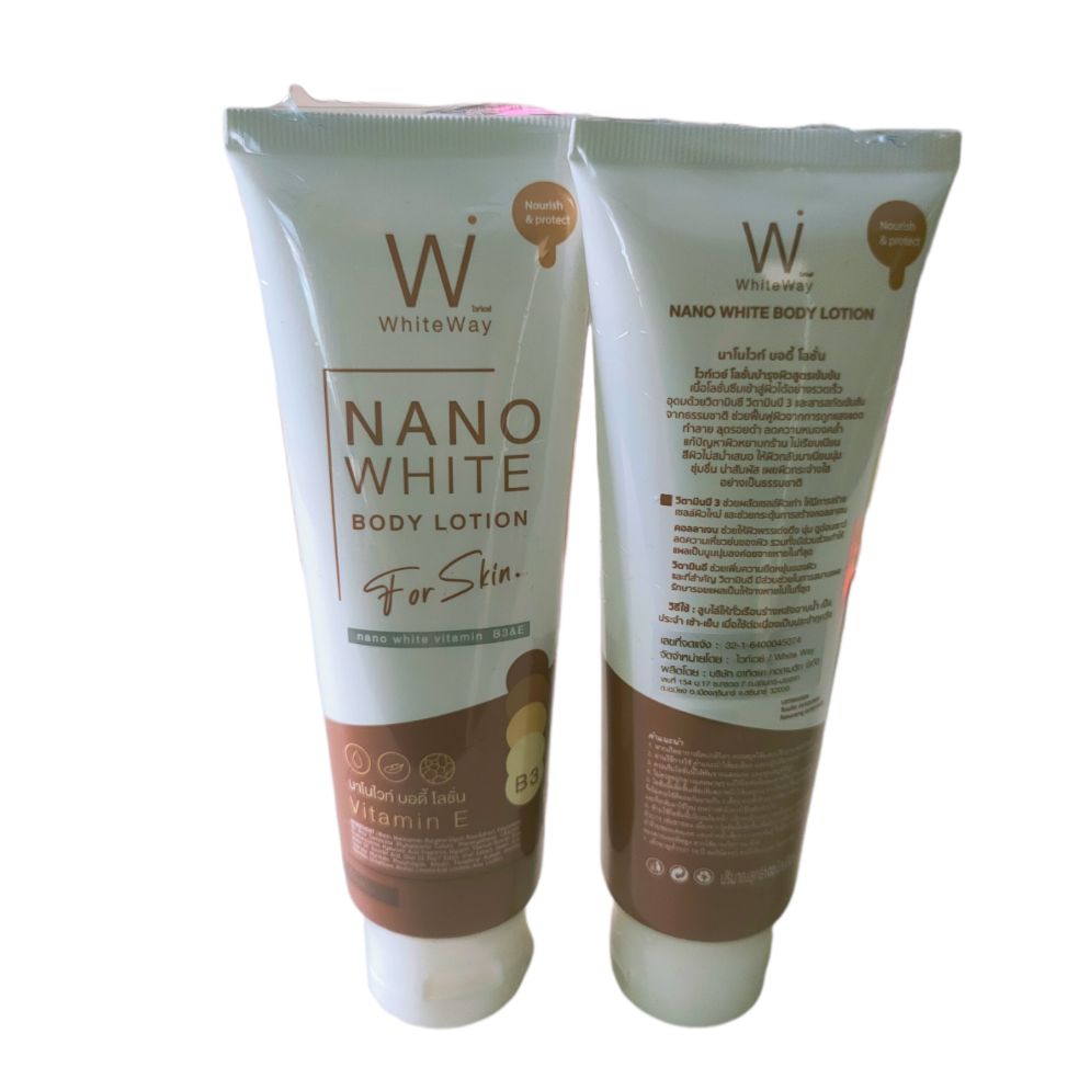 โปรโมชั่น (1 ชิ้น) W White Way nano white body lotion โลชั่นไวท์เวย์ นาโน แพคเกจใหม่