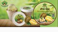 ไอศครีม ทุเรียนป่าละอู ( 2 ถ้วย ขนาด 16 oz) ice cream durian pala u (set of 2 cups 16 oz)