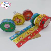 เทปกาว วาชิเทป WASHI TAPE ยาว10เมตร หน้ากว้าง 15มม. เทปกาววาชิ เทปกาวน่ารักเทปตกแต่ง สติก๊กเกอร์ DIY (ราคาต่อชิ้น) เทปน่ารัก เทป