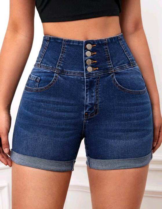 High waisted shorts clearance lazada