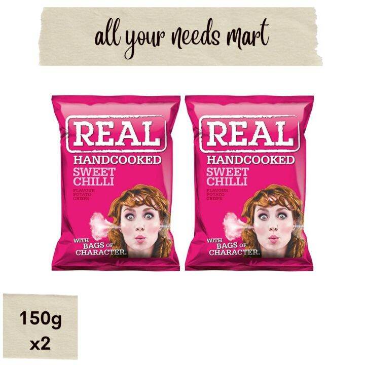 Real Handcooked Sweet Chili 150g x2 | Lazada PH