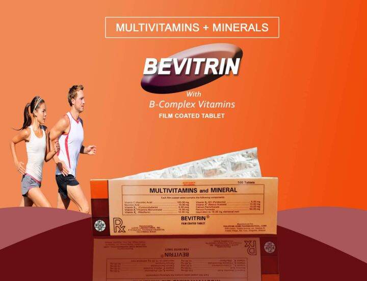 Bevitrin Tablet 500mg (multivitamins & minerals) 30 tablets Lazada PH