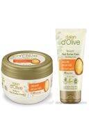 Dalan D Olive 300 Ml+60 ml Organic Argan Oil Cream / ครีมบำรุงผิวสูตรน้ำมันมะกอกและอาร์แกน แพคคู่