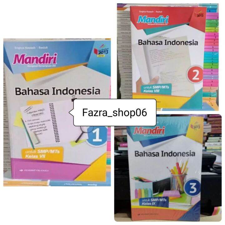 Buku Pelajaran Mandiri Bahasa Indonesia SMP MTS Kelas 1 7 VII, 2 8 VIII ...