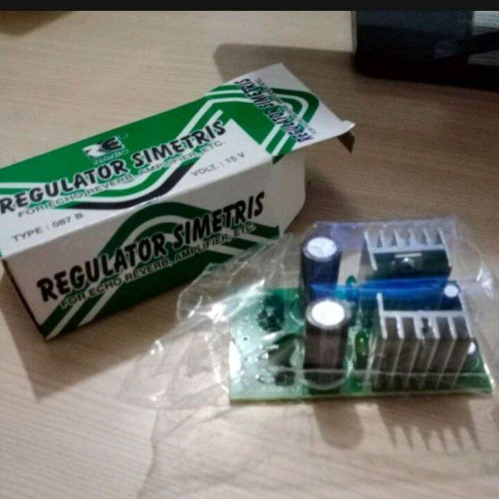 Rangkaian kit power supply simetris kit PSU regulator 15volt Dc CT