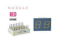 7segment STANLEY ETC 2Digit NKR243 Cathode  จอแสดงผลตัวเลข LED แถบไฟ Super Bright LED Numeric Display (7 Segment Display)