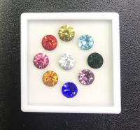 8 mm 9 colors glass crystals set